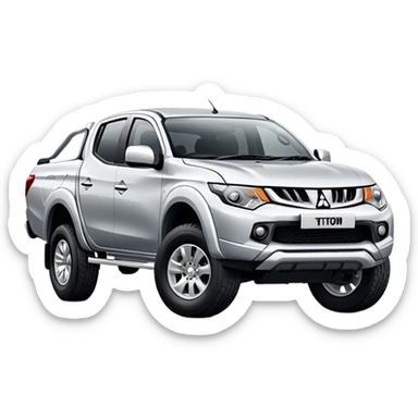 Mitsubishi Triton - Mitsubishi (Model Year: 2023) (Iconic colour: Silver) sticker