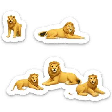 lions den sticker