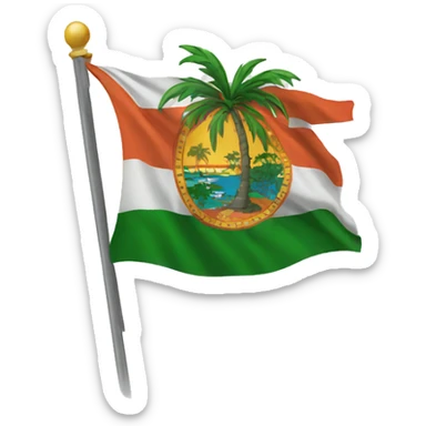 Florida flag sticker