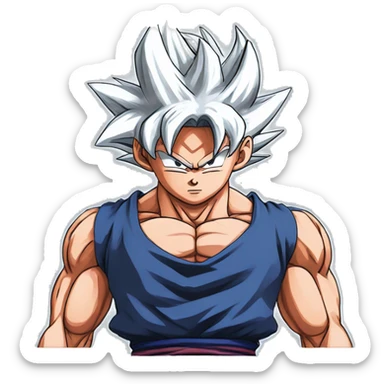 Son goku ultra instinct sticker
