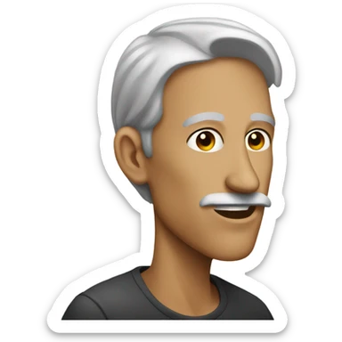 guy with long nose sticker