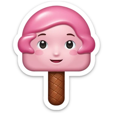 light pink candy sticker