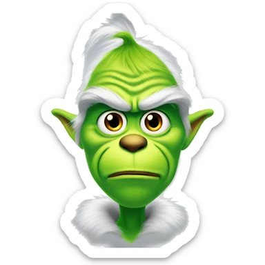 Grinch sticker