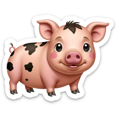 old spotted pig body sticker