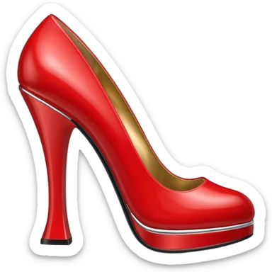 Moschino spam can designer shoe sculpture  sticker