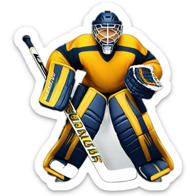 hockey-goalie sticker