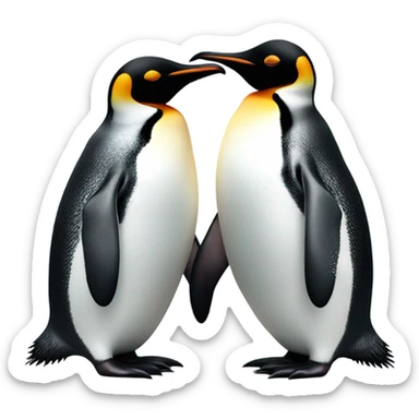 penguin and penguin sticker