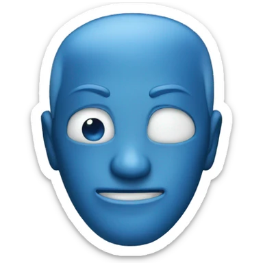 Blue bind aid  sticker