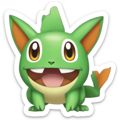 Pokemon starter sticker