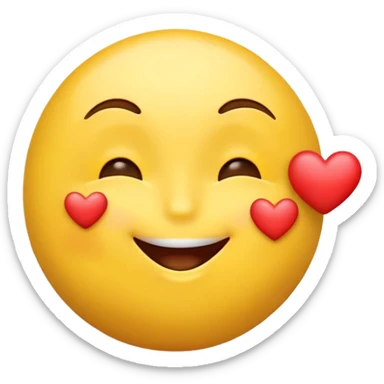 emoji blowing kisses sticker