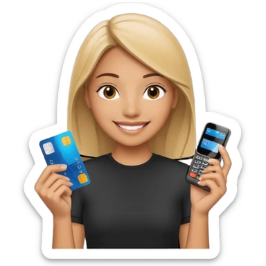 datafono para pagos sticker