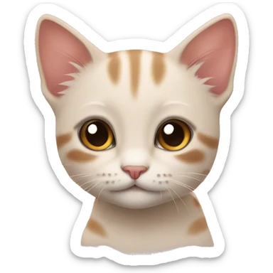 kitten sticker