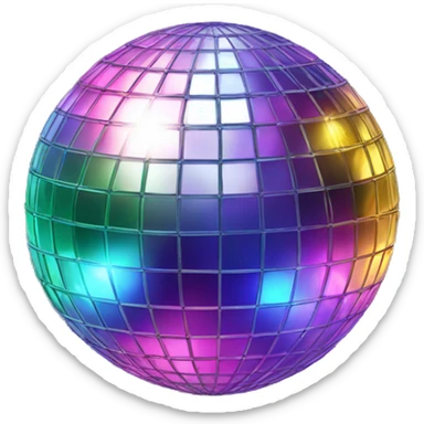 disco ball sticker
