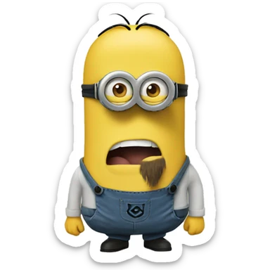 Minion bob sticker