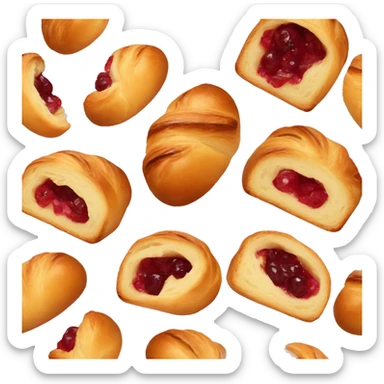 Viennoiserie pain au raisin sticker