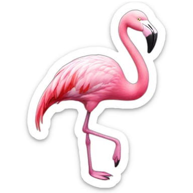flamingo sticker