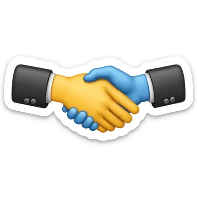 emoji of Handshake with a Slash sticker