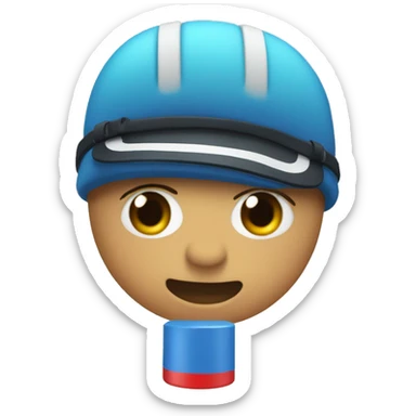 Pez en patineta  sticker