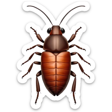 Madagascar hissing cockroach sticker