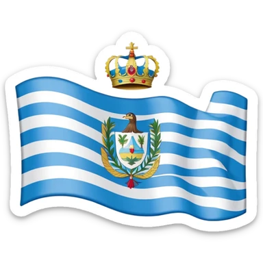 Guatemalan flag sticker