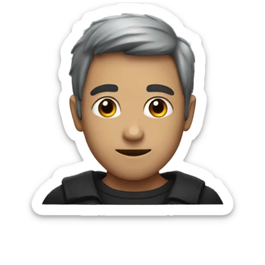 Dark reg heart sticker