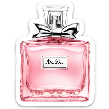 Miss dior perfume sticker