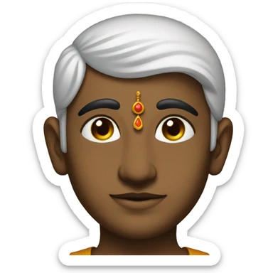 Krishna tilak emoji sticker
