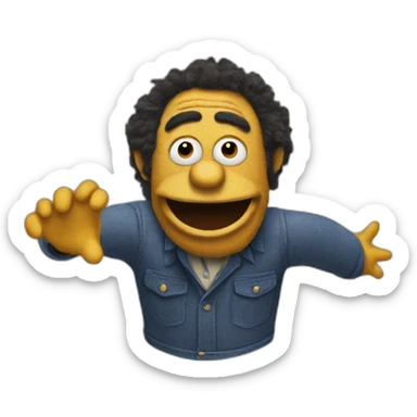 burt muppets sticker