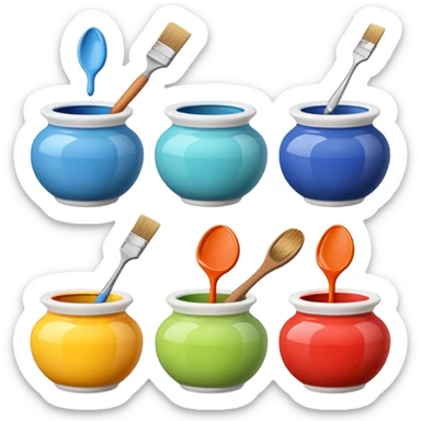 PAINT ON CERAMIC sticker