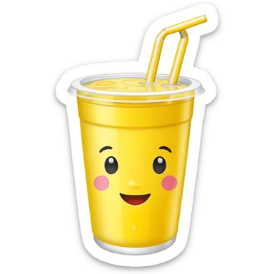 lemonado cup, Theme Park Snack. sticker