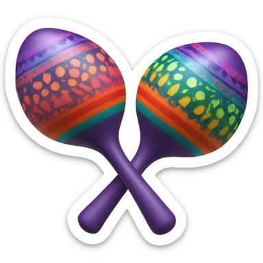 Maracas sticker