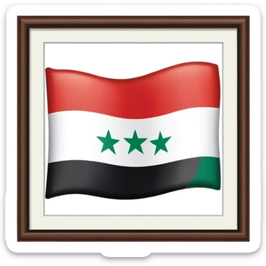 Syria new flag sticker