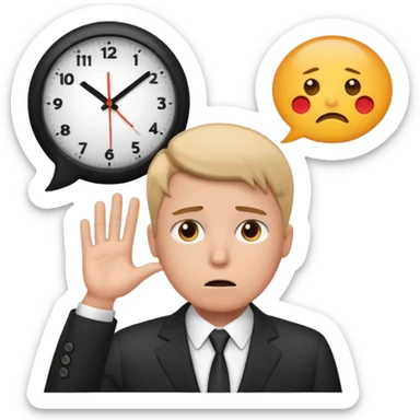 new emoji BRB meeting time emoji sticker