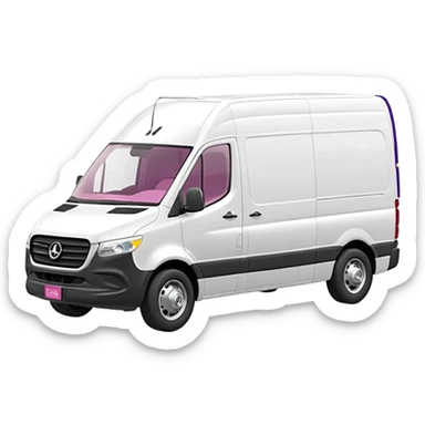 Barbie’s Extended length body Sprinter 4500 van high roof delivery truck   sticker