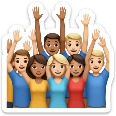 I want an emoji with people making a “horă” sticker