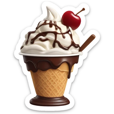 Home alone sundae  sticker