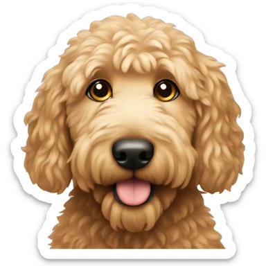 golden doodle sticker