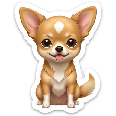 create a japanese chihuahua sticker