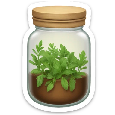 jar of herbs sticker