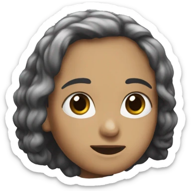 Una pelirroja con un lazo sticker