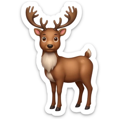 A Reindeer sticker