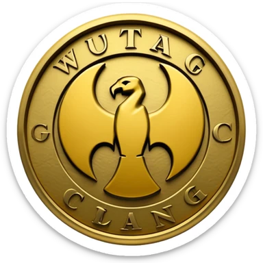 Wu-Tang Clan logo sticker