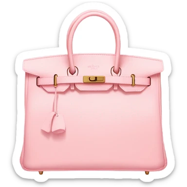pastel pink birkin sticker