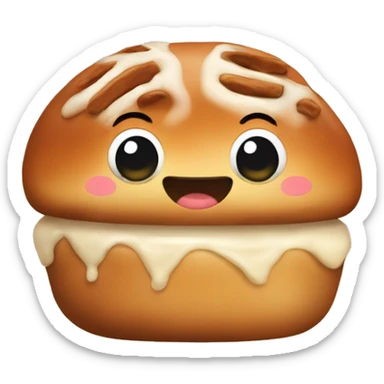 cinammon bun sticker