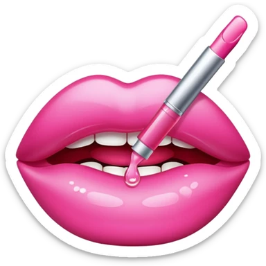 Gloss labial uni makeup glass gloss sticker