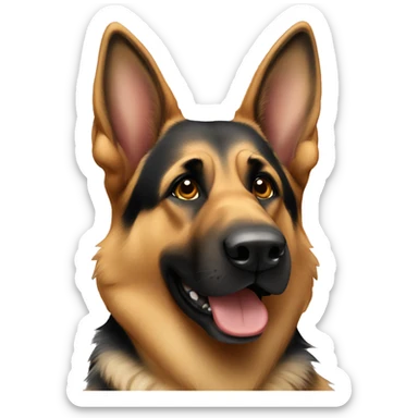 German shepherd sticker