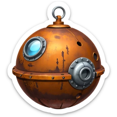 sea ​​mine sticker