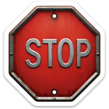 Stop Sign sticker