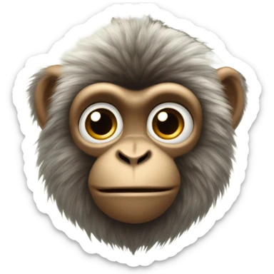 Monkey sticker