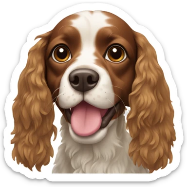 french britanny spaniel dog sticker